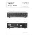 KENWOOD KX-5550 Service Manual cover photo