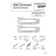 KENWOOD KRC-587 Service Manual cover photo