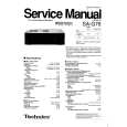 TECHNICS SAG76PP Service Manual cover photo