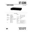 SONY STS390 Service Manual cover photo