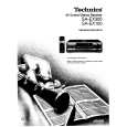 TECHNICS SAEX300 Owner's Manual cover photo