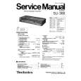 TECHNICS SU-300 Service Manual cover photo