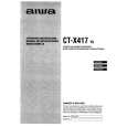 AIWA CTX417 Owner's Manual cover photo