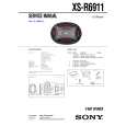 SONY XSR6911 Service Manual cover photo