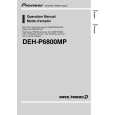 PIONEER DEH-P6800MP/XN/UC Owner's Manual cover photo