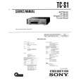 SONY TCM9700HLD Service Manual cover photo