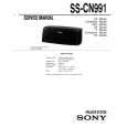 SONY SS-CN991 Service Manual cover photo