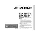 ALPINE CTA1502R Owner's Manual cover photo