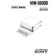 SONY VIW-5600D Service Manual cover photo
