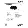 SONY XSE175 Service Manual cover photo