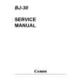 CANON BJ-30 Service Manual cover photo