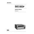 SONY SVO960P Service Manual cover photo