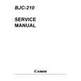 CANON BJC-210 Service Manual cover photo