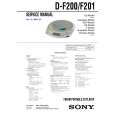 SONY DF200 Service Manual cover photo