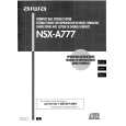 AIWA NSXA777 Owner's Manual cover photo