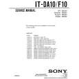 SONY ITDA10 Service Manual cover photo