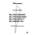 PIONEER MJ-HX700 Owner's Manual cover photo