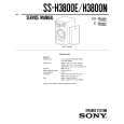 SONY SS-H3800E Service Manual cover photo