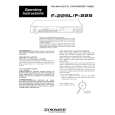 PIONEER F225 Owner's Manual cover photo