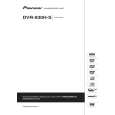 PIONEER DVR-930H-S Owner's Manual cover photo