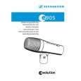 SENNHEISER E905 Owner's Manual cover photo