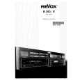 REVOX B260-E Owner's Manual cover photo