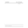 SONY KVX2520B Service Manual cover photo