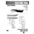 SONY CDXR66 Service Manual cover photo