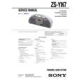 SONY ZSYN7 Service Manual cover photo