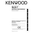 KENWOOD SLG-7 Owner's Manual cover photo