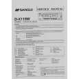 SANSUI D-X119W Service Manual cover photo