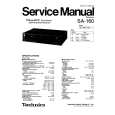 TECHNICS SA160 Service Manual cover photo