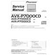 PIONEER AVX-P7300CD/ES Service Manual cover photo