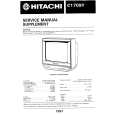 HITACHI C1709T Service Manual cover photo