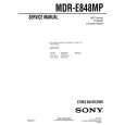 SONY MDRE848MP Service Manual cover photo