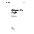 SONY CDP915 Owner's Manual cover photo
