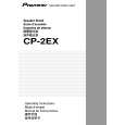 PIONEER CP-2EX/XTW1/E Owner's Manual cover photo