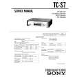 SONY TC-S7 Owner's Manual cover photo