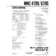SONY MHC-4700 Service Manual cover photo