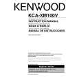 KENWOOD KCA-XM100V Owner's Manual cover photo