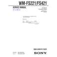 SONY WMFS221 Service Manual cover photo