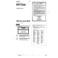 SONY ICF-C430 Owner's Manual cover photo