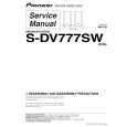 PIONEER S-DV777SW/XCN5 Service Manual cover photo