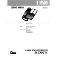 SONY ITM500 Service Manual cover photo