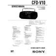 SONY CFDV10 Service Manual cover photo