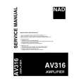 NAD AV316 Service Manual cover photo