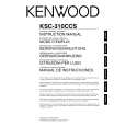 KENWOOD KSC-310CCS Owner's Manual cover photo