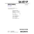 SONY SAVE11P Service Manual cover photo