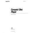 SONY CDP-C715 Owner's Manual cover photo