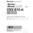 PIONEER VSX915K Service Manual cover photo
